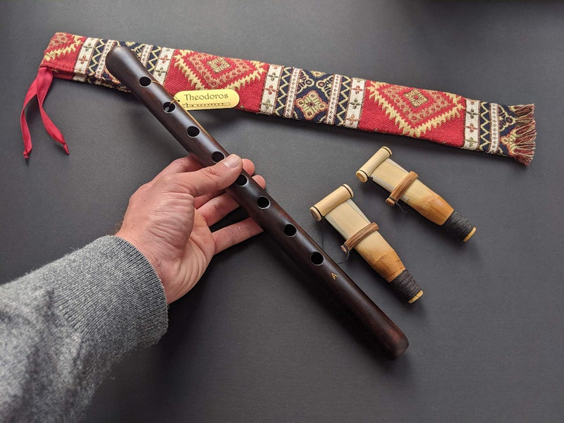 Theodoros Armenian Duduk Pro â€“ Handmade Apricot Wood, Key of A, with 2 Professional Reeds, National Case & Playing Instruction - Image 5